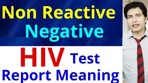 non reactive means negative|Information on Non.